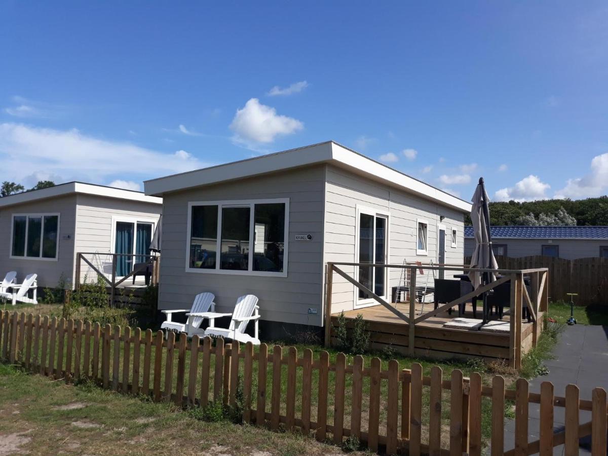 Camping De Duinhoeve Chalet Schelp Not For Companies 니우-함스테더 외부 사진