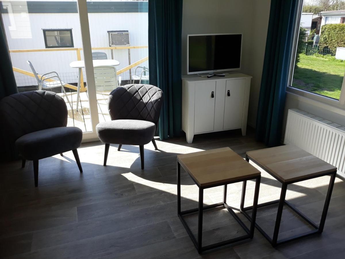 Camping De Duinhoeve Chalet Schelp Not For Companies 니우-함스테더 외부 사진